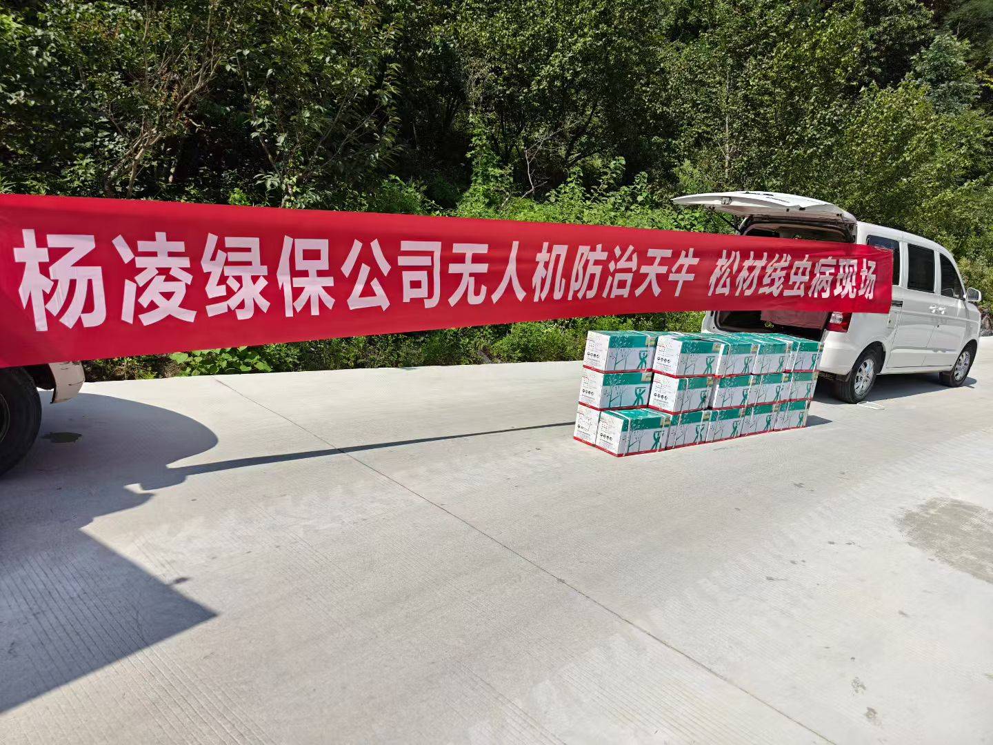 无人机防治松褐天牛1